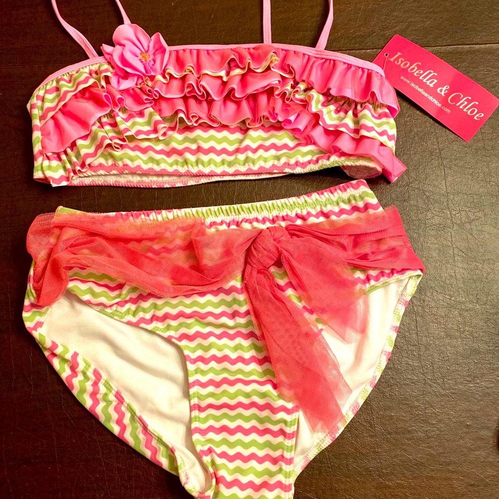 Isobella&Chloe 2 piece swimsuit S(14)